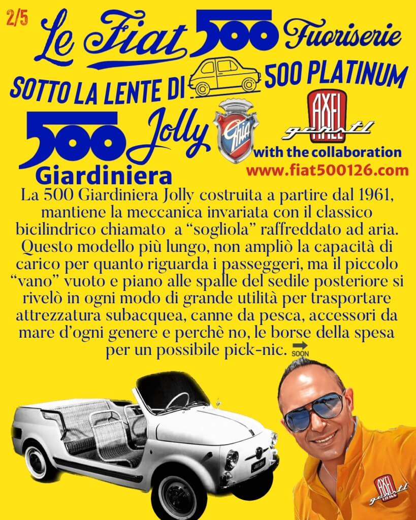 Davide puts the spot on: 500 Giardiniera Jolly